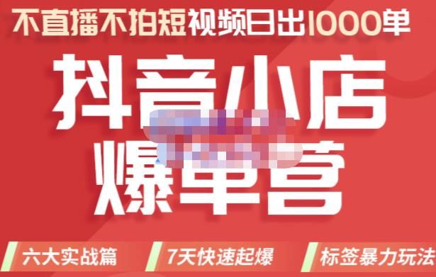 推易电商·2022年抖音小店爆单营，不直播、不拍短视频、日出1000单                </div>
                <!--分享图标-->
                <div class=