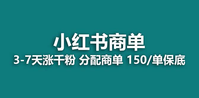 小红书11月最新课⭐【蓝海项目】2023最强蓝海项目，小红书商单项目，没有之一！
