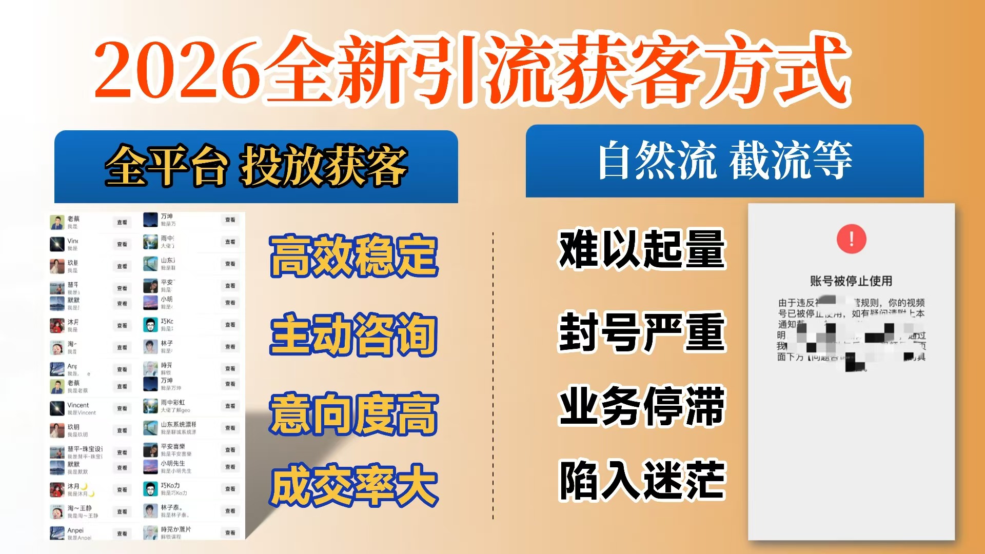 打破获客壁垒，如何利用投放实现财富自由与事业升级