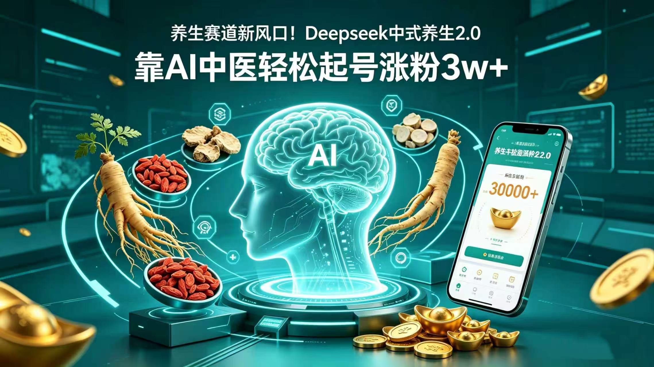养生赛道新风口！Deepseek 中式养生 2.0